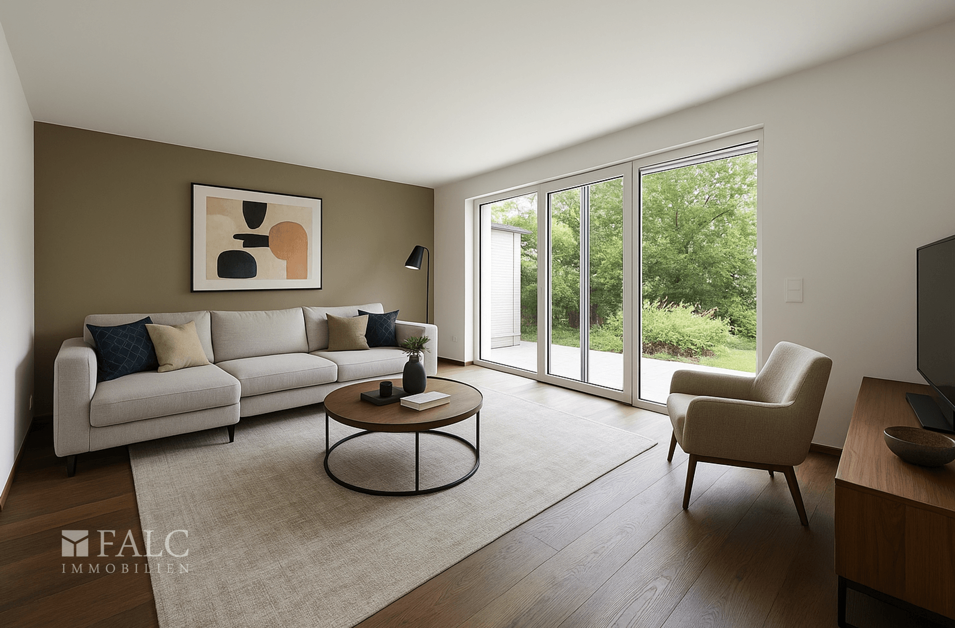 Einrichtungsbeispiel Wohnzimmer 